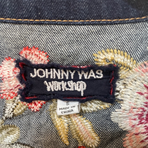 Johnny Was Jean Jacket Small - Picture 3 of 3